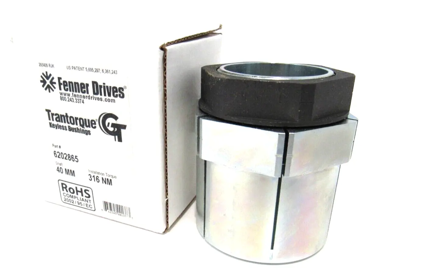 NEW FENNER DRIVES 6202865 TRANTORQUE KEYLESS BUSHING