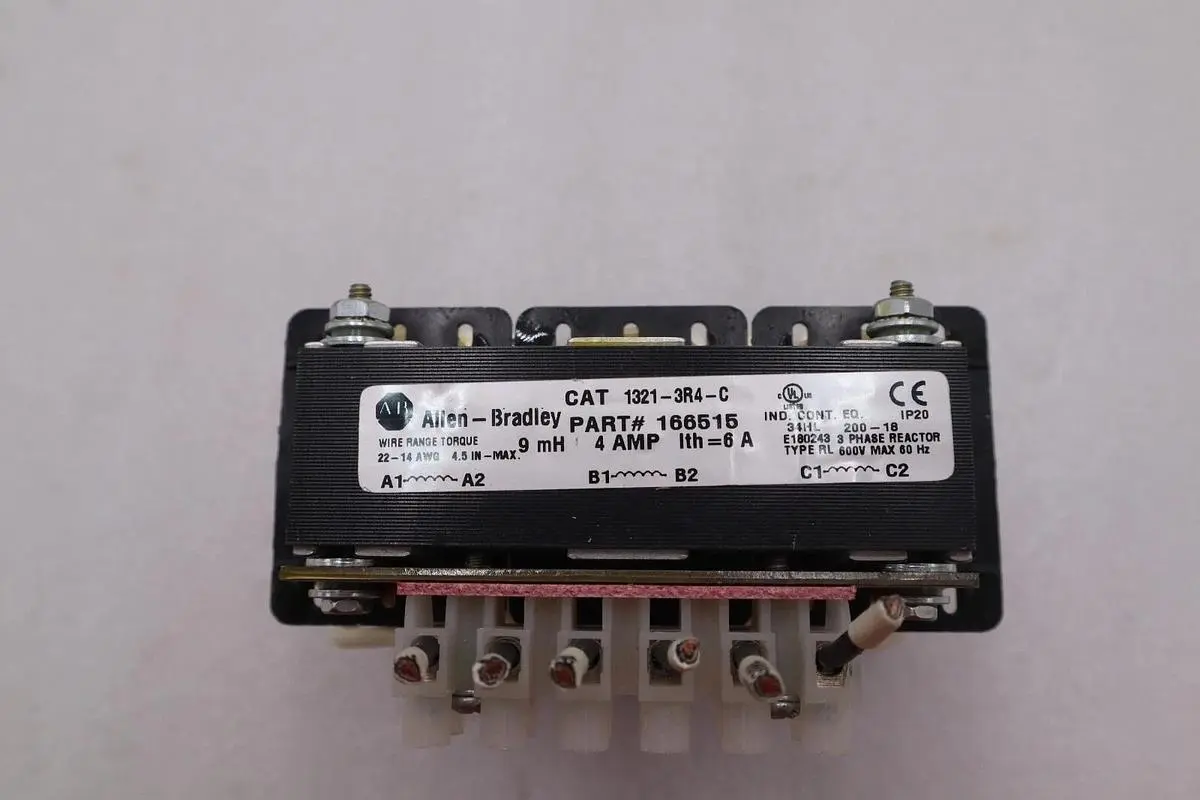 ALLEN BRADLEY 1321-3R4-C LINE REACTOR USED UNIT STOCK L-243-A
