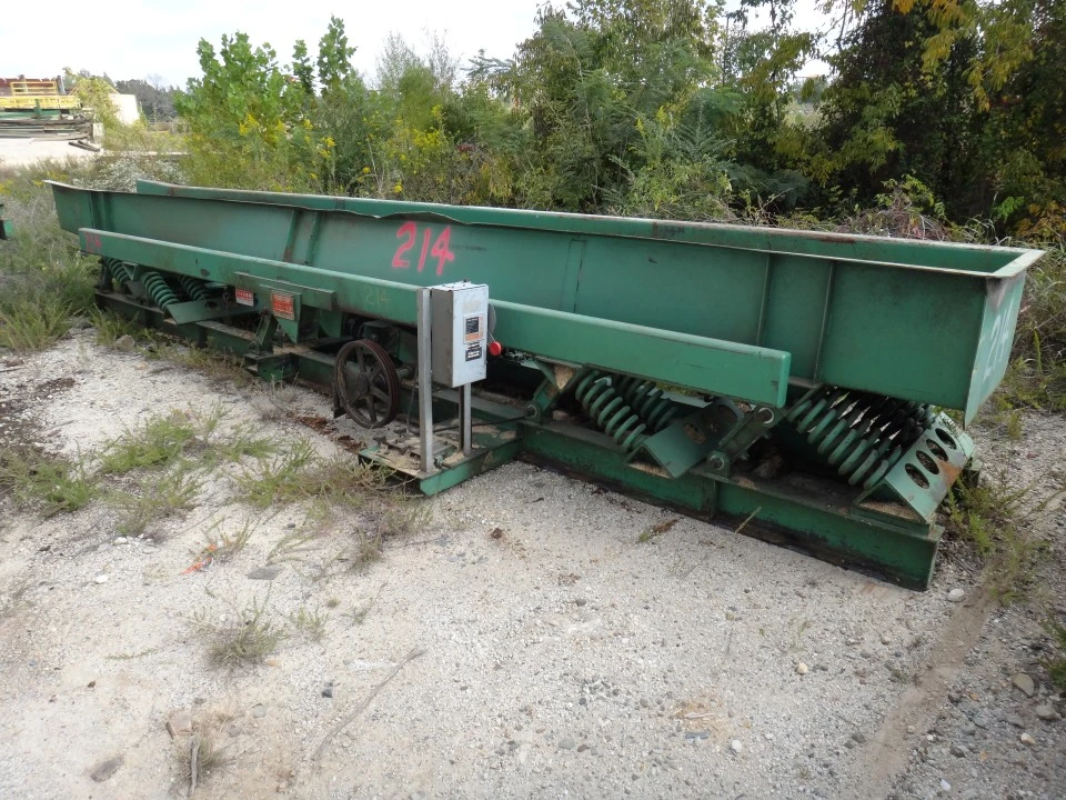 Dynamic Action 23'x30" Vibrating Conveyor 5 Ton/Hr, 50 FPM