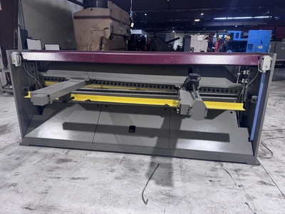 Used 2025 GMC MACHINERY 10X0 GAUGE HEAVY DUTY HYDRAULIC SHEAR (HS-1010E) Power Squaring Shears (Gauge) Illinois US | Revelation Machinery #1413980
