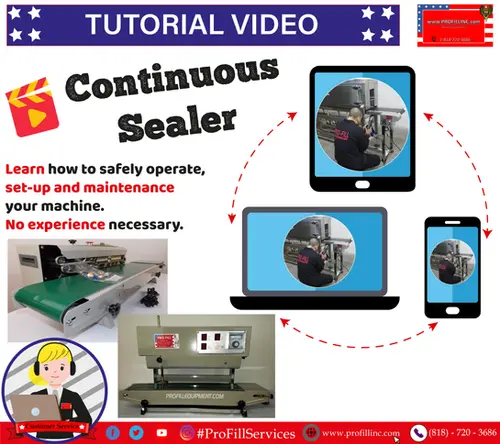 Tutorial Video (Continuous Sealers)
