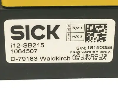 New | in-Stock SICK I12 S Relays & Switches | Maverick Industrial Sales #1104068