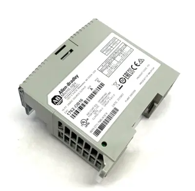 USED ALLEN-BRADLEY SER. A MICROLOGIX 16-POINT D/O SOURCE OUTPUT MODULE