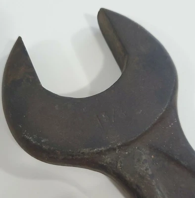 Forged Select Steel 739B Made In USA 1½" & 1⅜" Double Open End Wrench + Warranty