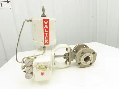 Valtek Shearstream Ball Valve 2" Flanged Pneumatic Actuator Positioner
