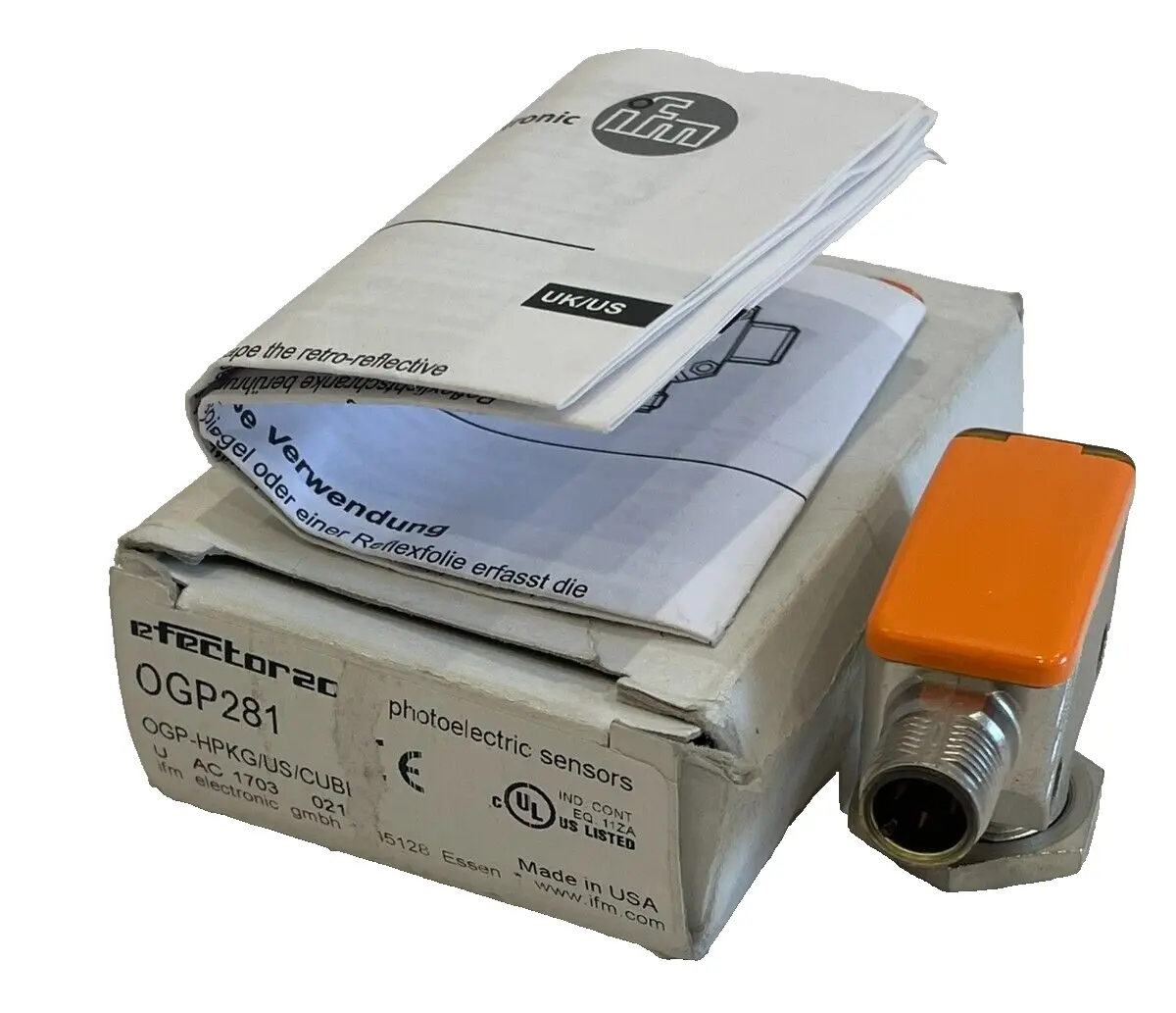 NEW EFECTOR IFM OGP-HPKG/US/CUBE-OGP281 SENSOR OGPHPKGUSCUBEOGP281