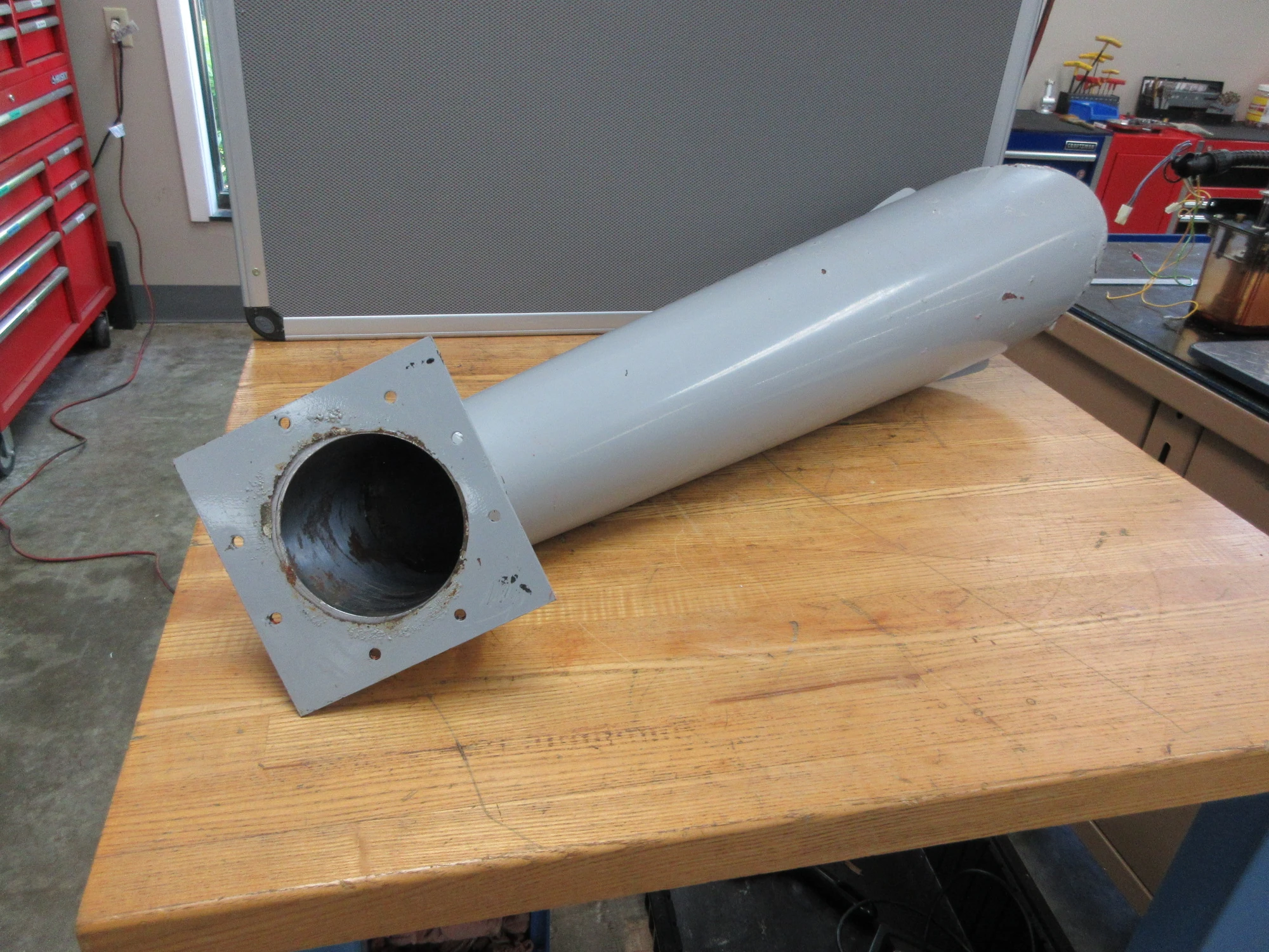 USED 1998 USED HAAS PARTS AND TOOLING CHIP CONE, BOLT-ON, SQUARE FLANGE