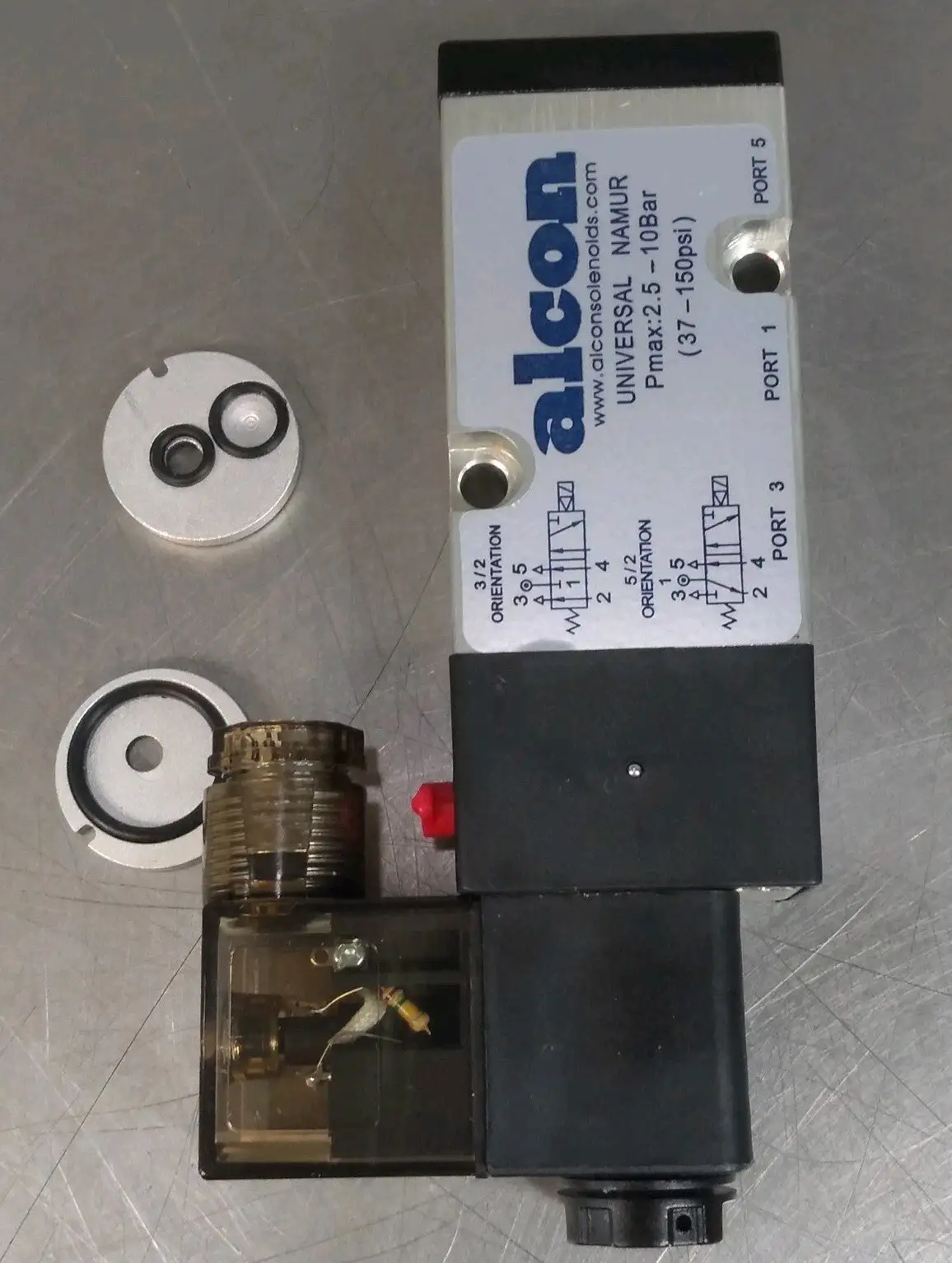 Versa 65B32Z3A1-1QY18 Valve Namur 36-150PSI 110V Loc5D37