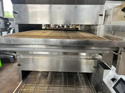Middleby Marshall PS638G-2 65” Gas Double Impingement Conveyor Oven - Natural Gas