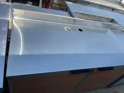 Used Duke Used 60" Duke Stainless Steel Wood Grain Storage Cabinet Work Station - SS243 Food Prep Tables Illinois US | Falcon Restaurant Supply #1375965