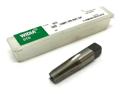 16212 | Widia GTD  Taper Pipe Tap 1/4"-18 NPT 4-Flutes 5320 - New Other