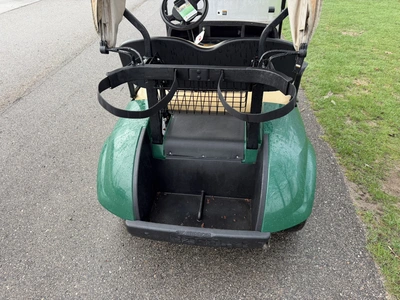 (1) 2019 E-Z-Go EFI golf cart with a Kawasaki gas engine, model 657061G01, includes canopy, fold-dow...