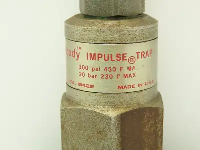 Yarway 730/740 CL Unibody Impulse Steam Trap Valve 3/4" 300 PSI