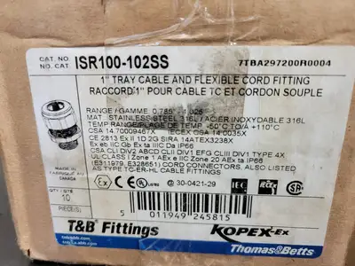 NEW THOMAS BETTS ISR100-102SS