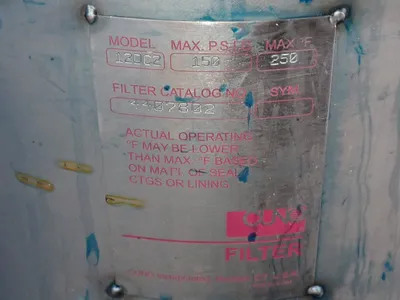 Used CUNO INC 12DC2 Chemical & Process Equipment Ohio US | HGR 24 #887268