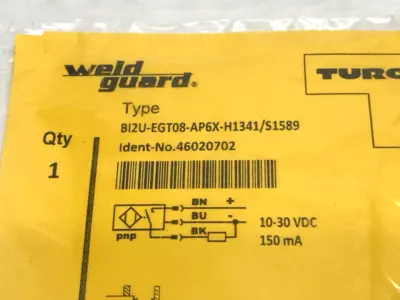 NEW TURCK B12U-EGT08-AP6X-H1341/S1589, 46020702