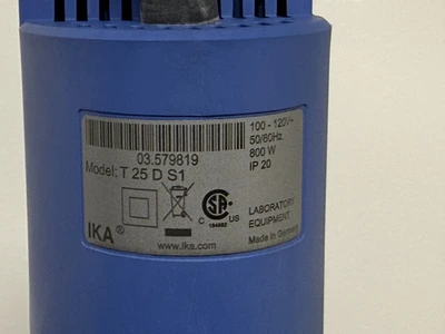 Used IKA 3725001 Homogenizers Missouri US | BioLabTek #1311544