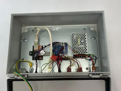 USED ARMBRUSTER ENGINEERING ELAM SOFTWARE SENSOR BOX, INTELLIGENT DATA INTERFACE