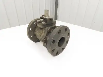 Flow-Tek F30 2-1/2" Class300 Flanged 2pc WCB Body Ball Valve 740psi 316SS Ball