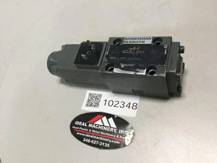 Used MANNESMANN REXROTH 4WE6D53AG24NK4 Valves/Fittings Michigan US | Ideal Machinery #584535