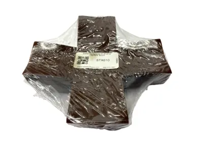 NEW SAFETYTAC SQUARED X'S BROWN FLOOR MARKING STICKER 6" X 6" X 2" PKG OF 25