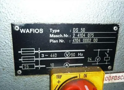 USED WAFIOS DS-50 WIRE NAIL PRESS
