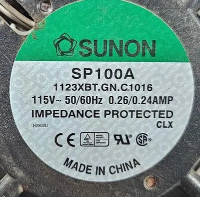 Used SUNON _UNKNOWN_ Electronic Component Fans South Carolina US | Palmetto Automation #1165689