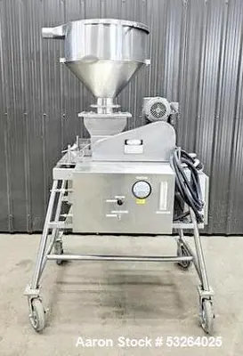 Stainless Hammer Mill by Fitzpatrick – Screw Feeder, Mounted on Casters