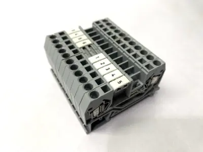 USED WAGO TERMINAL BLOCK 2-CONDUCTOR LOT OF 11