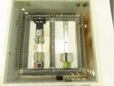 Hoffman A202008LP Electrical Enclosure Control Panel 20x20x8" Back Plate Extras