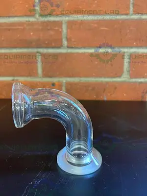 USED BUCHI AG BOROSILICATGLAS 3.3 KATALOG 8801 ELBOW 60MM X 50MM