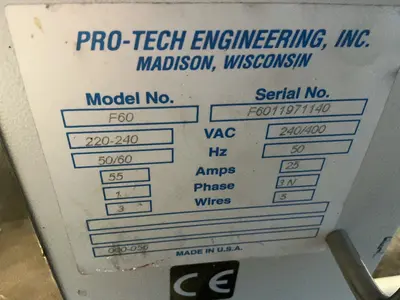Used PROTECH ENGINEERING, INC. F60 Laminators Ohio US | HGR 24 #1295251