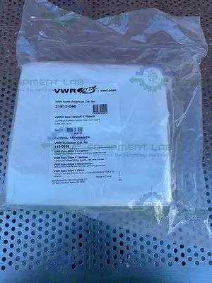 NEW LOT OF 4  - VWR 21912-046 SPEC WIPE 4 WIPERS POLYESTER WIPERS 9" X 9"
