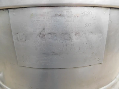 USED GROEN TILTING KETTLE TDB/7-40