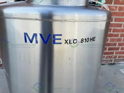 USED CHART MVE XLC 810 HE-F LIQUID NITROGEN CRYOGENIC STORAGE TANK W/ TEC 3000