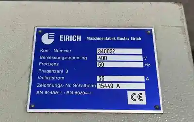 USED EIRICH R11/W
