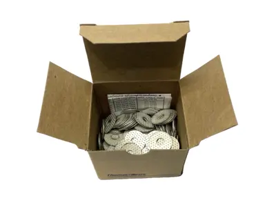 New | in-Stock Thomas & Betts Dragon Tooth Transition Washer 5/16" Dia. Hole LOT OF 100 Hardware Washers Michigan US | Maverick Industrial Sales #1394822