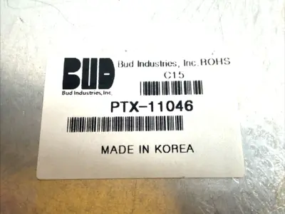 USED BUD INDUSTRIES STEEL INTERNAL PANEL 4.9"X4.9"X0.06" LOT OF 4