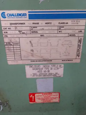 USED CHALLENGER ELECTRICAL EQUIPMENT DT-3