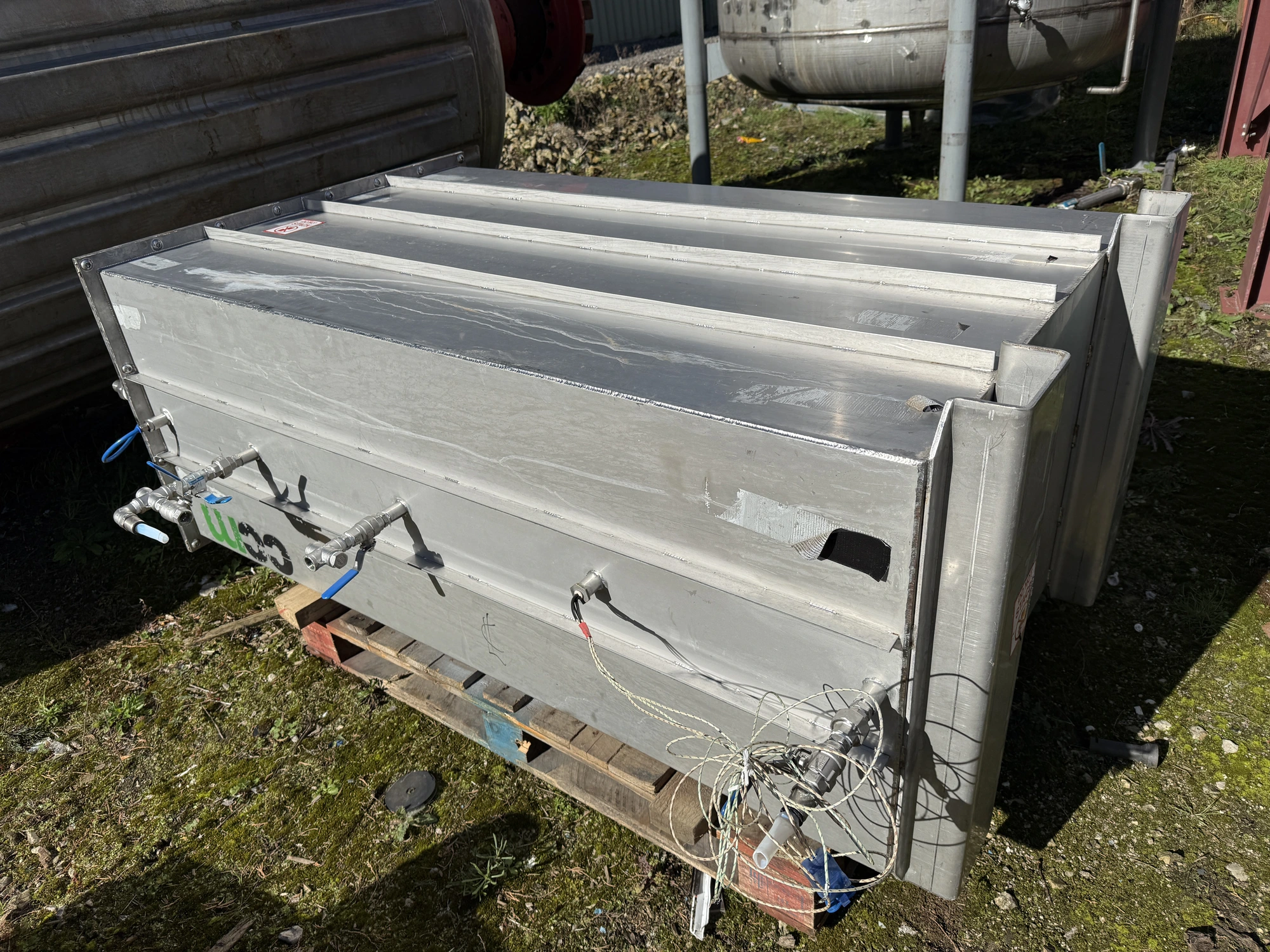 800 L S/S Rectangular Tank