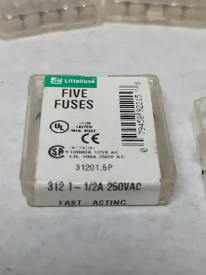 New | in-Stock LITTELFUSE 312 1-1/2A Miscellaneous Equipment (Electrical & Power) | Surplus Asset Holdings #1198679