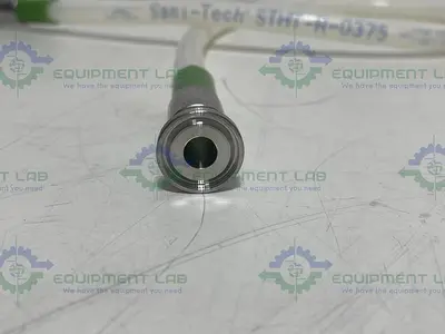 USED SANI-TECH STHT-R-0375 40" SILICONE HOSE W/ 1/2" SANITARY FITTING