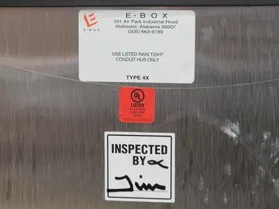Type 4X Stainless Steel Single Door Enclosure