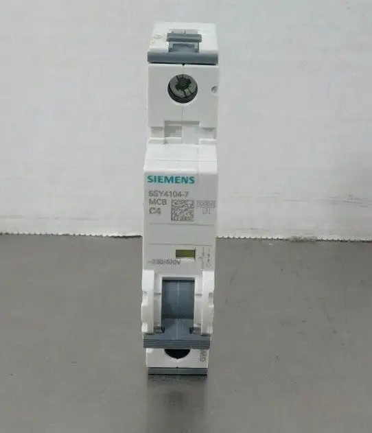 Siemens 5SY4104-7 MCB C4, 230/400V Circuit Breaker 4E-5