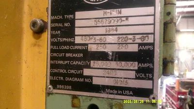 Bekum Model H-151M Dual Shuttle Blow Molder