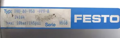 NEW FESTO DNU-80-950-PPV-A CYLINDER 14164 DNU80950PPVA