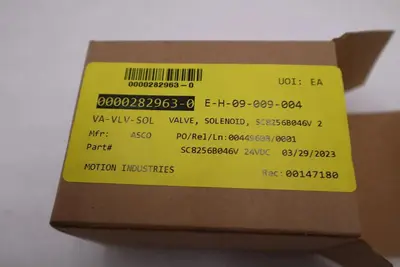 NEW ASCO Solenoid Valve SC8256B046V V 120 V-ac 1/8 Npt STOCK G565A