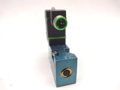 45A-L00-DDAJ-1JM | Mac Valves  24VDC Solenoid Valve with MURR 7000-42081 Connector - New Other