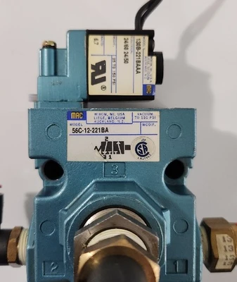 USED Mac Valves 56C-12-221BA