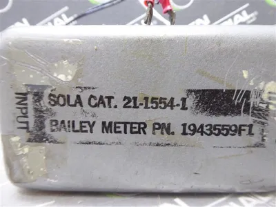 Sola / Bailey Meter 21-1554-1 1943559F1 Voltage Amplifier Regulator Used